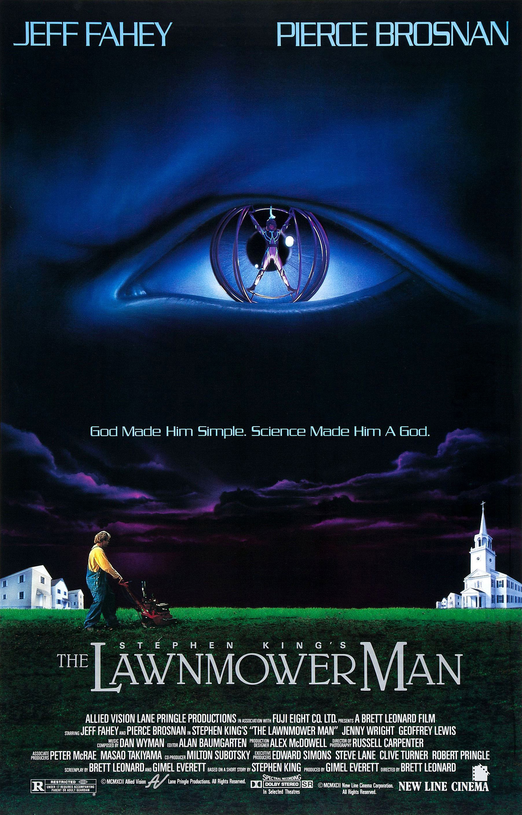 the lawnmower man poster